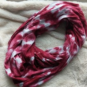 Tie dye infinity scarf